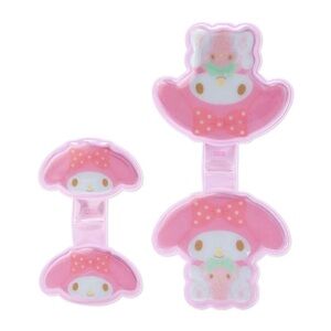 ✅My Melody Reflector Clips Sanrio Magnet Bag Charm Accessories (set of 2)